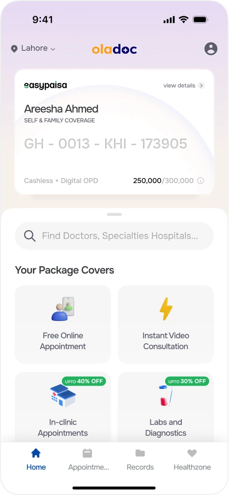 Oladoc patient app